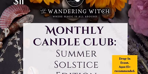 Monthly Candle Club: Summer Solstice Edition