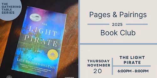 Pages & Pairings | The LIght Pirate | November 20