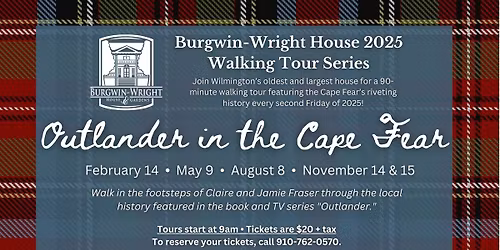 Outlander in the Cape Fear Walking Tour