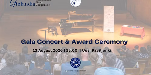 Finlandia International Piano Competition Gala Concert & Award Ceremony
