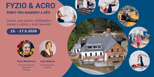 FYZIO a ACRO v\u00edkend pro maminky a d\u011bti v Jesen\u00edk\u00e1ch