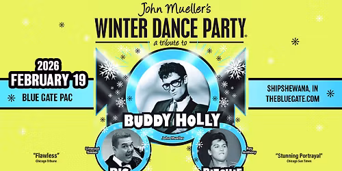 Buddy Holly, Ritchie Valens, Big Bopper Tribute - Winter Dance Party