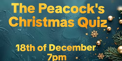 The Peacock Christmas Quiz