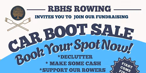RBHS Rowing carboot sale
