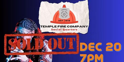 Lovelace is LIVE at The Temple Fire Company Social Quarters X-MAS Party