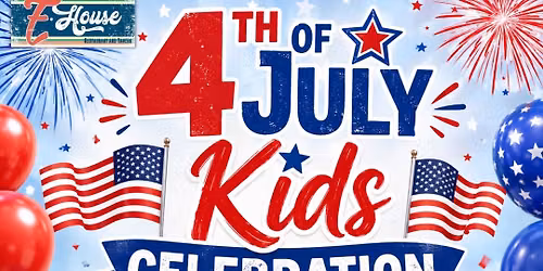 4th of July Kids Celebration Brunch at The E House! 