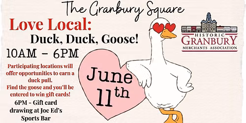 Love Local: Duck, Duck, GOOSE!