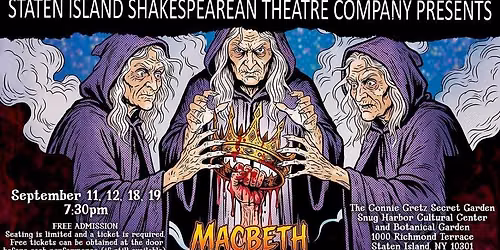 Staten Island Shakespearean Theatre Company presents: Macbeth