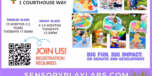 Infant & Toddler Messy Play Sensory Fun & Enrichment (in Fan Pier Park)