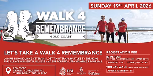 Walk 4 Remembrance 2026