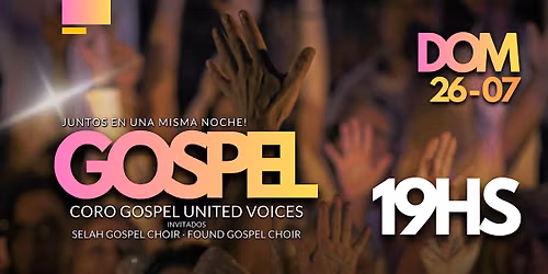 SHOW GOSPEL - United Voices - 19hs