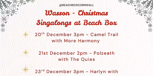 Polzeath Beach Box - Christmas Sing Along \ud83c\udf85\ud83c\udf84\u2764\ufe0f