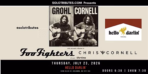 Foo Fighters \/ Chris Cornell Solo Acoustic Tributes at Hello Darlin'