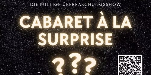"Cabaret \u00e0 la surprise" goes Open-Air
