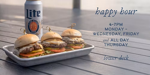 Happy Hour at Lower Deck
