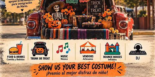 Trunk or Treat Parking Spot  | Community Fundraiser for Mario