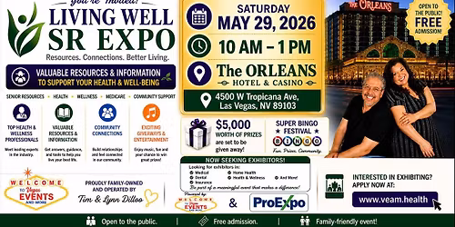 Living Well Sr Expo: Super Bingo Festival (VEaM)