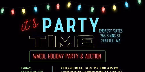 WACDL Holiday Party and Auction