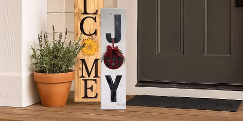 Creative Caf\u00e9 - Wooden Porch Signs