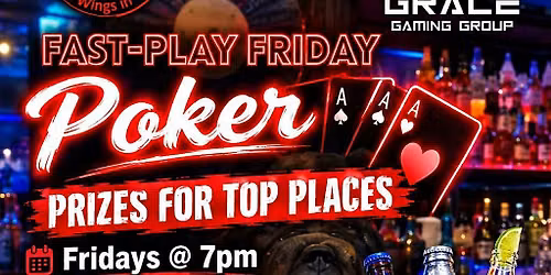 \u2660\ufe0f FAST-PLAY FRIDAY POKER is ON! \u2665\ufe0f