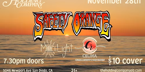 Safety Orange, Moni Light, and Celina Rescott in Ocean Beach, CA at THC