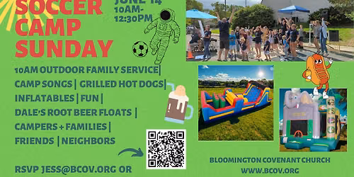 Outdoor Worship, Grilled Hot Dogs, & Inflatables