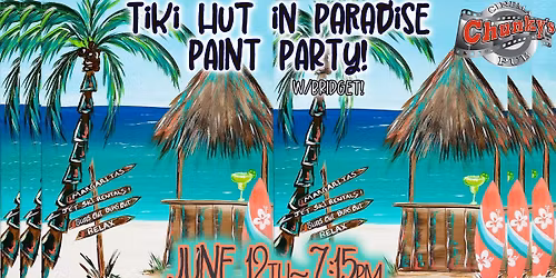 PAINT PARTY: Tiki Hut in Paradise!