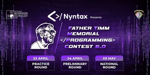 Nyntax Presents Father Timm Memorial Programming Contest 6.0 — Notre Dame College, Motijheel, 1000 Dhaka, Bangladesh