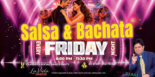 Fridays at LaVida: Salsa & Bachata Social + Classes