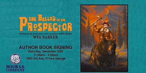 Ballad of the Prospector Book Launch