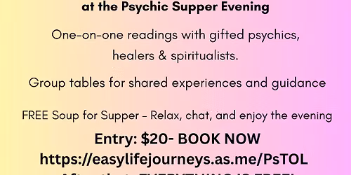 Trilogy of Light-Psychic Supper - Richmond