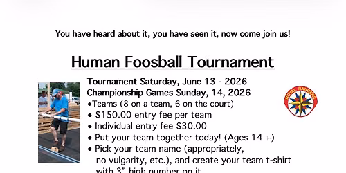Human Foosball Tournament