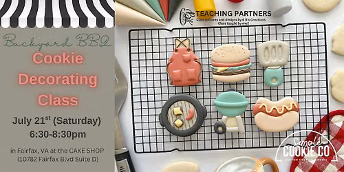 Backyard BBQ Cookie Decorating Class | Fairfax, VA