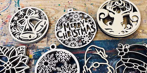 Winter Resin Suncatchers and Crushed Glass Class