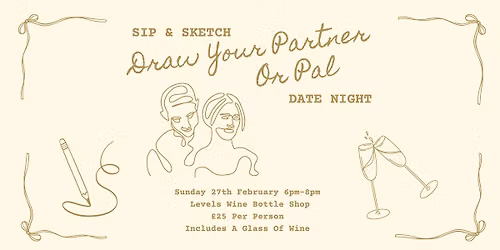 Couples Portrait Sip & Sketch