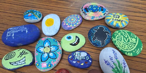 Tristan's memory stones painting workshop