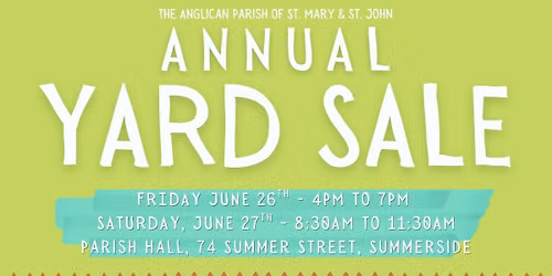Parish Yard Sale