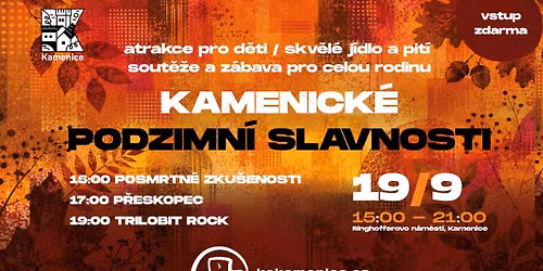 Podzimn\u00ed slavnosti 2026 | Kamenice