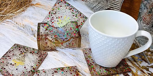 Resin Christmas Coaster Set Workshop