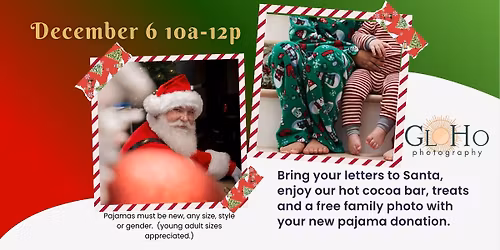 Annual Pajama Drive & Photos with Santa