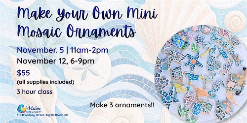 Make Your Own Mini Mosaic Ornament