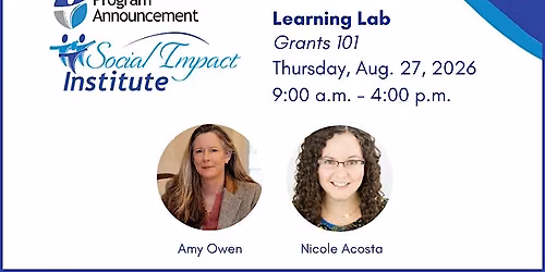 Social Impact Institute Learning Lab: Grants 101