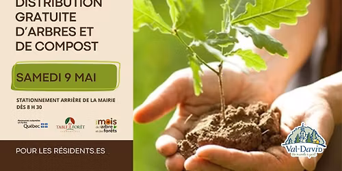 Distribution gratuite d'arbres et de compost