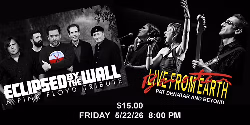 Eclipsed by the Wall & Live From Earth @Rock n Roll Pizza Bar!!