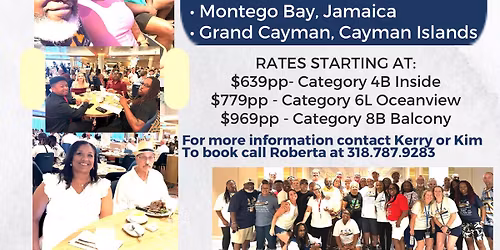 KJ & Sweetie Pie's Adventures Presents 2027 Family & Friends Western Caribbean Cruies