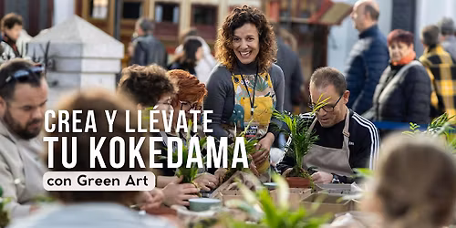 Crea tu Kokedama japon\u00e9s el  12 de abril en Mercado de Motores