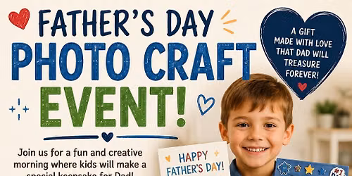 Father's Day Card and Picture Frame Event