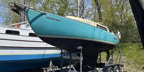 Tirage d'un voilier Grampian 26