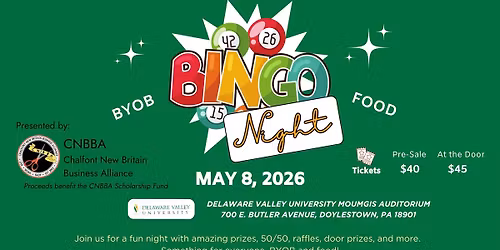 Bingo Night-benefits the CNBBA Scholarship Fund