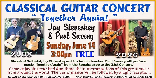 Classical Guitar Concert - Together Again